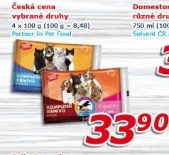 Kapsičky pro kočky Česká cena