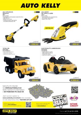 akční leták Auto Kelly 7.5.2019-10.6.2019