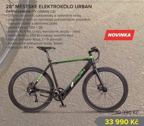 Elektrokolo EasyBike Urban