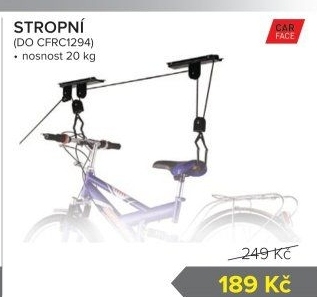 Stropní držák kola CarFace