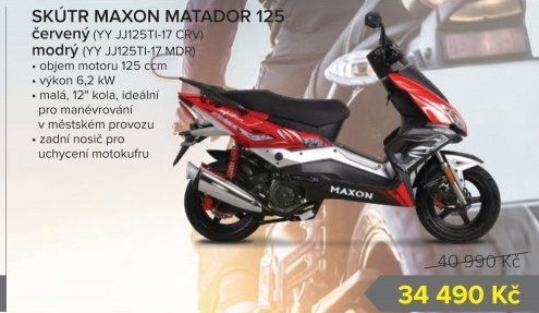 Skútr Maxon Matador 125
