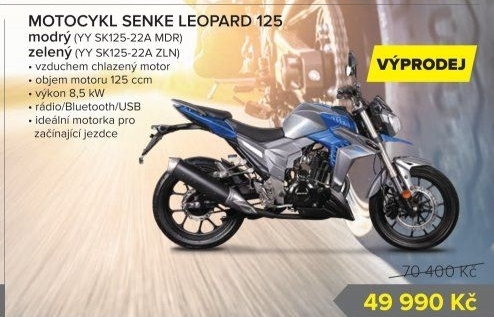 Motocykl Senke Leopard 125