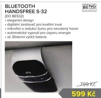 Bluetooth handsfree Beng S-32