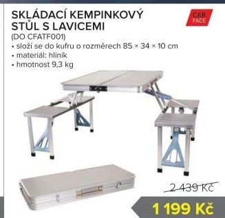 Kempingový set Carface