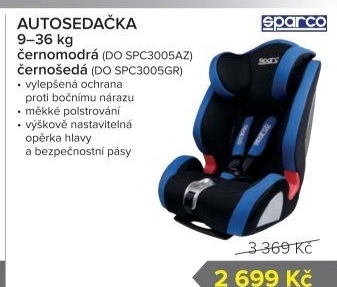 Autosedačka Sparco