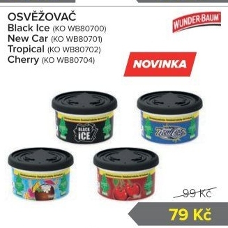 Osvěžovač vzduchu do auta plechovka WunderBaum