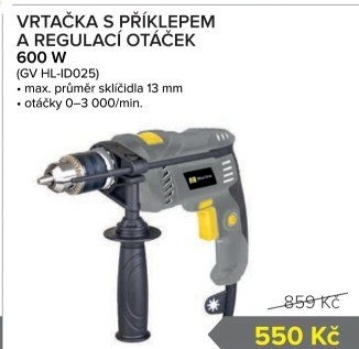 Příklepová vrtačka Starline