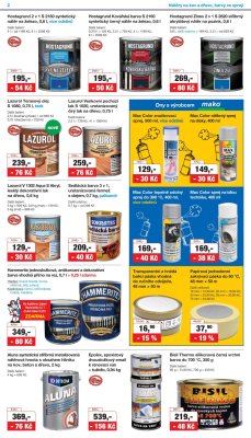 akční leták Barvy a laky drogerie 7.5.2019-25.5.2019
