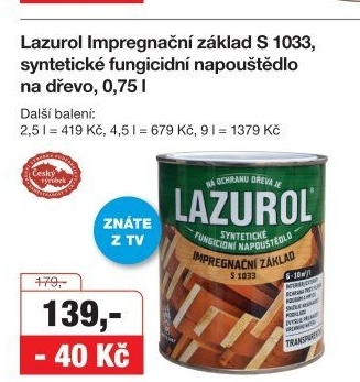 LAZUROL IMPREGNACE
