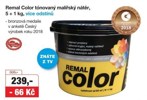 Malířský nátěr Color Remal