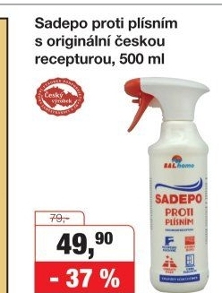 Čistič proti plísním Sadepo Balhome
