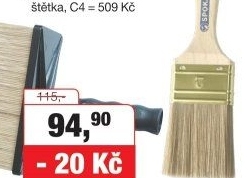 Hranatá malířská štětka Spokar