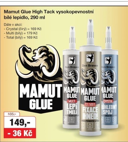 Lepidlo Mamut Glue Den Braven