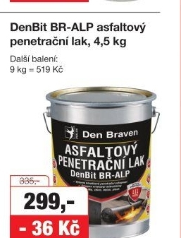 DENBIT ASFLATOVÝ PENETRAČNÍ LAK