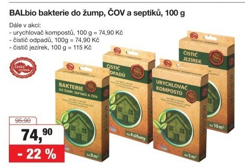 Přípravek Čistič odpadů BALbio