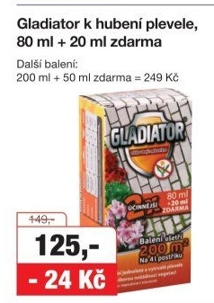 Herbicid Gladiator Nohel Garden
