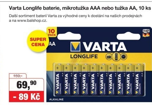 VARTA LONGLIFE