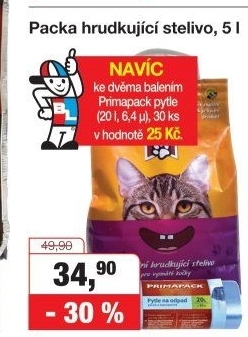 Stelivo pro kočky Packa Balanim