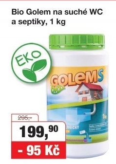 Přípravek do septiků Bio Golem