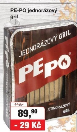 Jednorázový gril Pe-Po