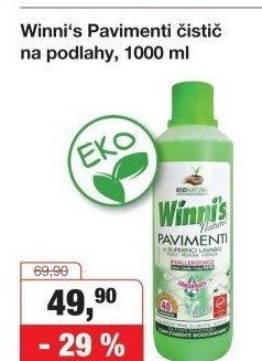Čistič na podlahy Pavimenti Winni'