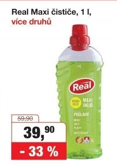 Čistící prostředky Real Maxi
