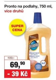 Čistič na podlahy 5v1 Pronto