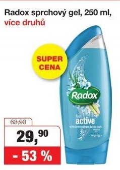 Sprchový gel Radox