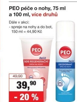 Péče o nohy PEO