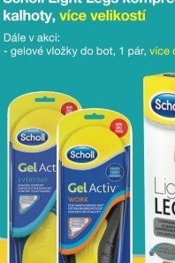 Gelové vložky do bot Scholl