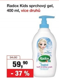 Dětský sprchový gel a pěna do koupele Radox