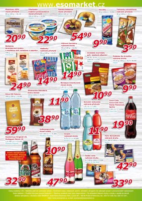 akční leták ESO MARKET 8.5.2019-19.5.2019