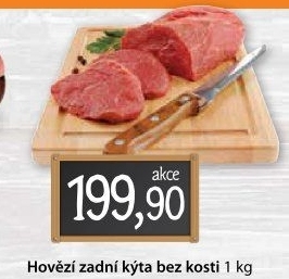 Hovězí kýta zadní bez kosti