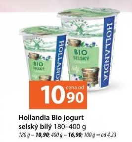 Bílý jogurt selský bio Hollandia