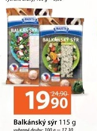 Balkánský sýr Madeta
