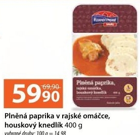 Paprika plněná v rajské omáčce Vltavotýnské lahůdky