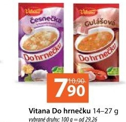Instantní polévka do hrnečku Vitana