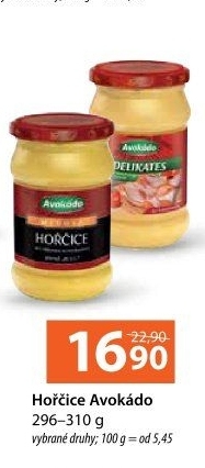 Hořčice Avokádo