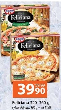 Pizza mražená FelicianaDr. Oetker