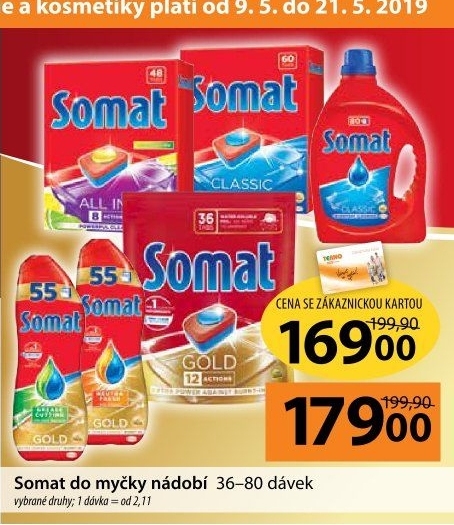 Prostředky do myčky Somat