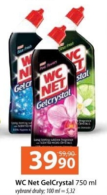 Čistič WC gelový GelCrystal WC Net