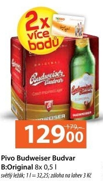 Pivo světlý ležák B: Original Budweiser Budvar