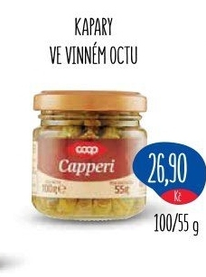 Kapary ve vinném octě Coop