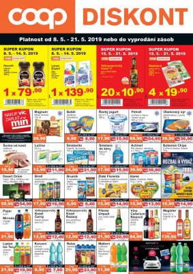 akční leták COOP 8.5.2019-21.5.2019