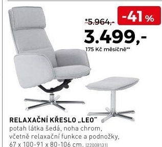 Relaxační křeslo Leo