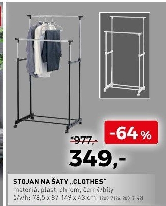 Stjan na šaty Clothes