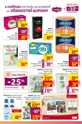 akční leták Teta drogerie 16.5.2019-27.5.2019