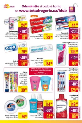 akční leták Teta drogerie 16.5.2019-27.5.2019
