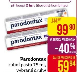 Pasty na zuby Parodontax