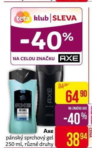 Sprchový gel pánský Axe